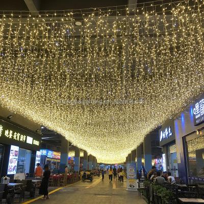 China USB Remote Control LANDSCAPE LED Christmas String Fairy Lights Garland Curtain Lamp Holiday Decoration New Year For Outdoor for sale