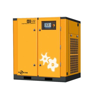 China 22KW Lubricated 30HP Fixed Gear Screw Air Compressor HD-22 Hande Compressor for sale