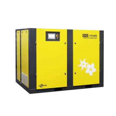 China 90KW 120HP P.M. VSD EHD-VPM90 Lubricated Fan Screw Centrifugal Air Compressor 15.0Nm3/min 0.8Mpa 116psi 220V/380V/440V/600V for sale