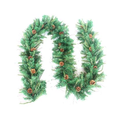 China High End Wholesale Artificial Best Christmas Garland Decor Flower Garland For Green Decoration Set for sale