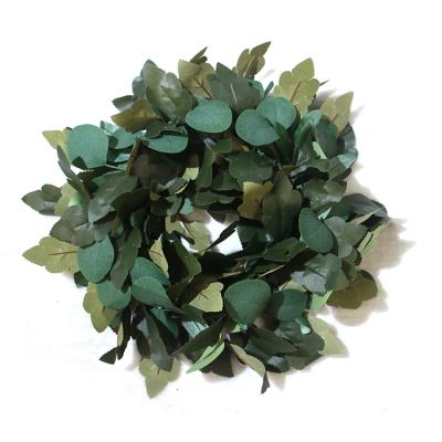 China Handmade Wholesale Affordable Modern Front Door Easter Decoration Twig Green Leave Garlands for sale