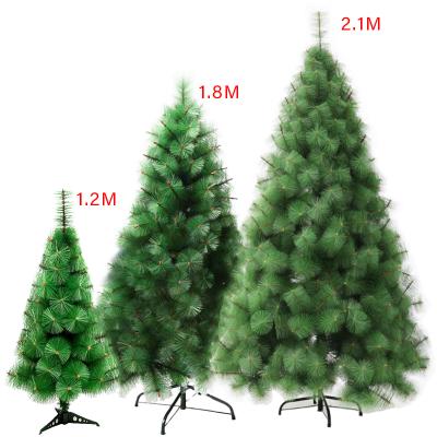 China Factory Wholesale High Quality Durable PET Pine Needle Christmas Tree for sale