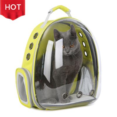 China Outdoor Travel Pet Cat Backpack Cat Backpack Travel Bag Cat Carrier Backpack Best Quality Breathable for sale