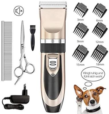 China Viable Professional Pet Grooming Clippers Kit USB Rechargeable Pet Hair Razor Cat Dog Cut Trimmer Kit for sale