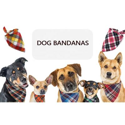 China Viable Pet Accessories Triangle Scarf Pack Dog Scarf Dog Bandana Scarf Dog Bandana for sale