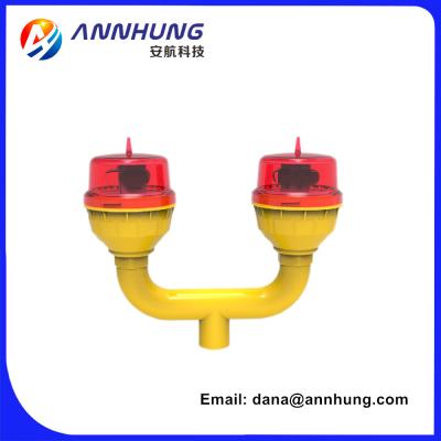 China Main / Stand By Red LED Low Intensity Double Light FAA L-810 Solar Aviation Lamp for sale