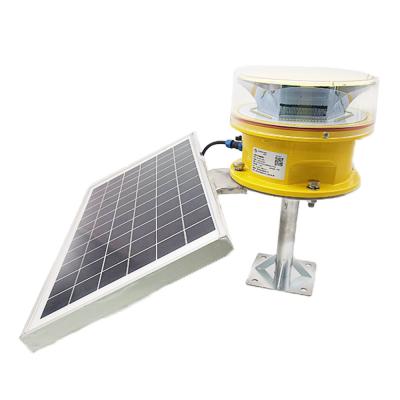 China 2000cd Led Solar Powered Aviation Lights Medium Intensity for sale