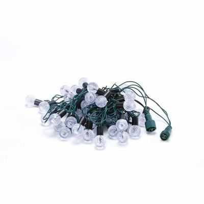 China PVC 10m AC LED String Light Rubber Christmas LED Decoration G15 G20 G25 Outdoor Flashing Light Led String Lights for sale