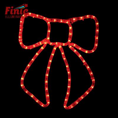 China Commercial Use FINIC Cheap Price Arc Gift IP65 Waterproof Outdoor Decorative LED Rope Light 2D Pattern Lights for sale