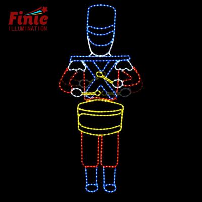 China Manufacturer Price IP65 Commercial Waterproof Led Rope Decoration Pattern Lights Neon Event Use FINIC Outdoor Light for sale