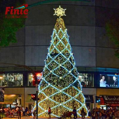 China Commercial Popular Use FINIC Tree 3D DMX Control String Light Pattern Christmas Easter New Years Decor Light for sale