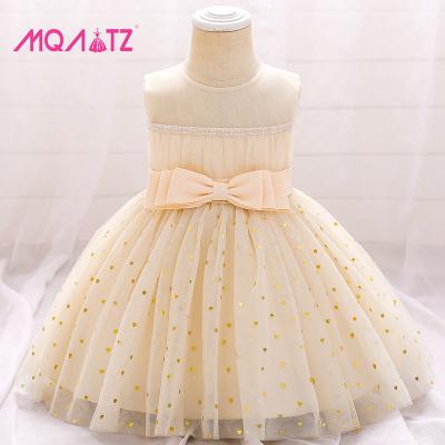 China MQATZ new born high quality washable baby flower children wear girl dress kids wedding dresses for sale