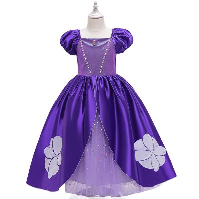 China Summer Short-Sleeved Princess Viable Children's Dress Girl's Dress D0662 for sale