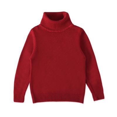 China Girls And Boys Sweater Kids Winter Apparel Unisex Sustainable High-Neck Sweater C0017 for sale