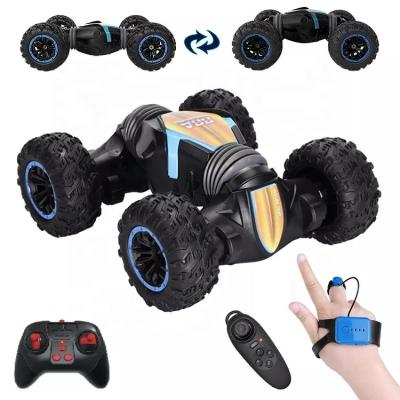 China Follow Me Off Road Rc Gesture Climbing Stunt Car Stunt Drift Remote Hand Watch 2.4ghz Radio Control Car Toy for sale