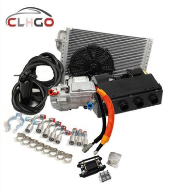 China BEU-404-000 12V/24V Top Sale Universal Under Dash Heating Cooling Auto Evaporator Unit For Bus with electric compres en venta