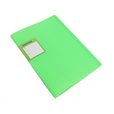 China Eco-friendly Cheap Plastic Folder Pockets Folder Fashion Design With Pockets Display Book for sale