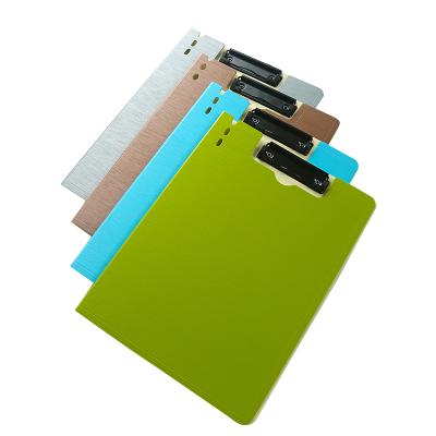 China Good Quality Colored Wooden Paperweight A4 Stationery Products Eco-friendly Size Ring Binders Or Folder Plastic Clip Board for sale