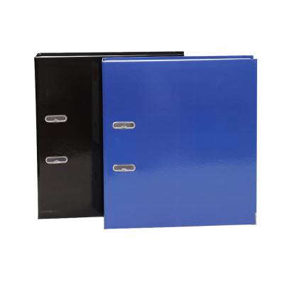 China Eco-friendly Hot Selling A4 Type Office Stationery Folder Lever Arch Paper Material Folder for sale