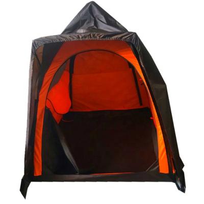 China Automatic Camouflage / Sweep Play Fiberglass Pole Fishing Tent For 4 Season for sale