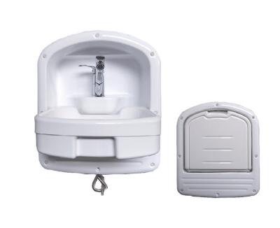 China Unique shape rv modern camper bathroom, good quality washbasin for sale for sale