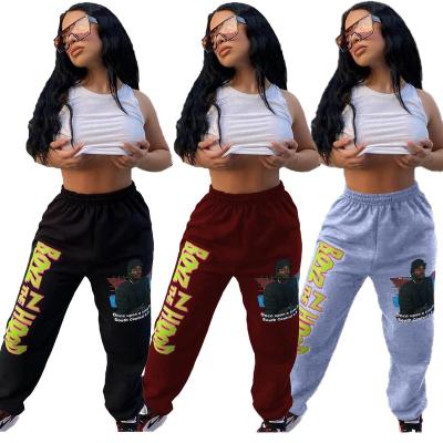 China Anti-pilling Women Joggers Pants Loose Sweatpants Pantalones de mujer Lane Hip Hop Casual Sweatpants for sale