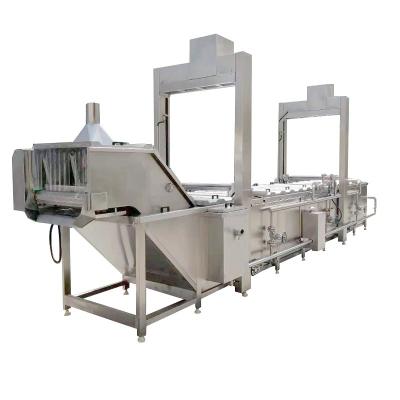 China Fruit Processing Plant Steam Automatic Fruit Machine Blanching Corn Cooking Machine Industrial Meat Cooker for sale