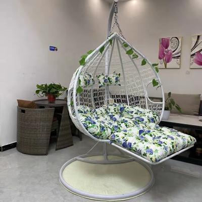 China Heavy Duty Leisure Garden Swing Egg Chair Polyrattan Hanging Basket Chair for sale