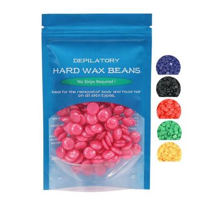 China Brazilian Hot Hard Wax Wax Beans Hair Removal Wax 50g Bikini Hair Removal Film Beans for sale