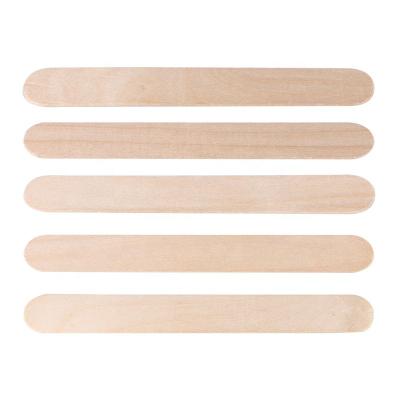 China Wooden Disposable Wax Applicator Sticks Wax Spatulas Hair Removal Wooden Body Wooden Spatula For Waxing for sale