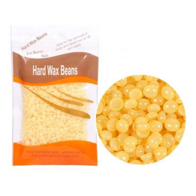 China Hard Waxing Beans Wax Beans Yellow Hair Removal Cream Lemon For Hair Removal for sale