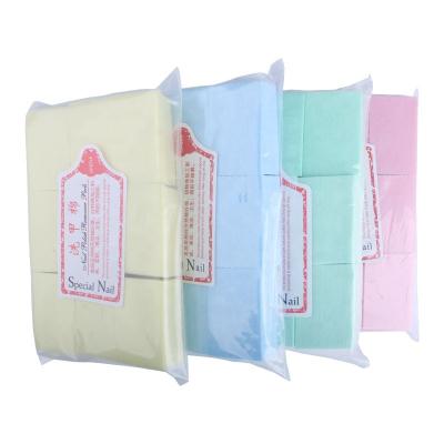 China Lint Free Nail Gel Remover Wipes Pink Cotton Pads Cloths For Nail 12.5*18.5*3.5cm/pack for sale