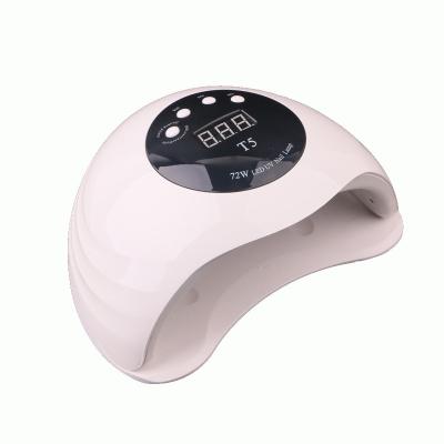 China 72W Smart Nail Lamp Induction LED Nail Phototherapy Dryer And Quick Drying Machine Dual Use 1000 Feet for sale