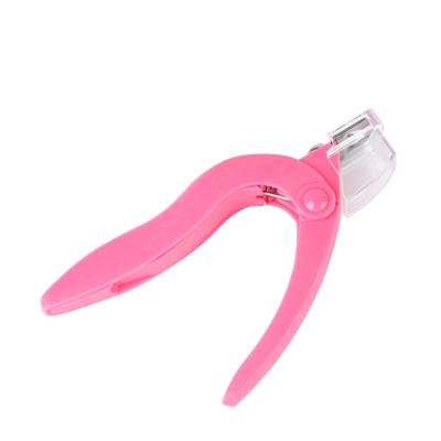 China Finger Manicure Nail Art Scissors U Shape Clipper Cutter Acrylic False Nail Tips Cutter for sale