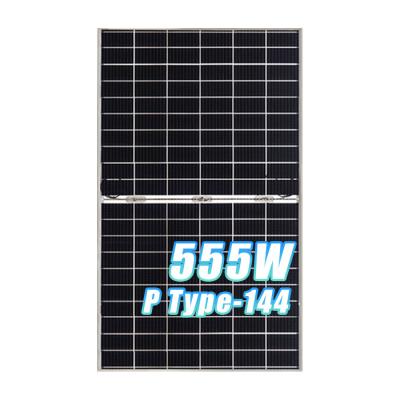 China China Manufacturer Glass Factory 550w Factory Wholesale Price A Grade Bifacial Monocrystalline Napelem Double Half Solar For Sale for sale