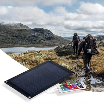 China High Efficiency Mono Solar Panel OEM ODM ISO Approved 10w Solar Power Ultrathin Portable Mobile Charger For Traveling for sale