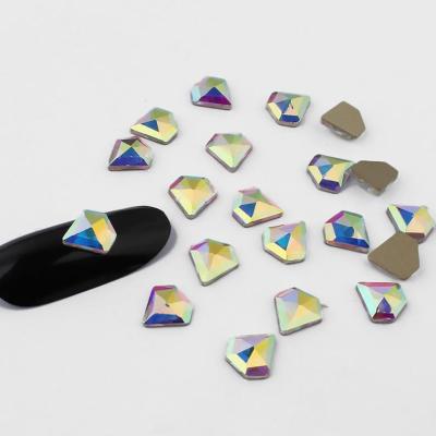 China Easy apply special shaped 3d nail AR mix, latest nail designs art, fake nail art stone for nail art decoration for sale