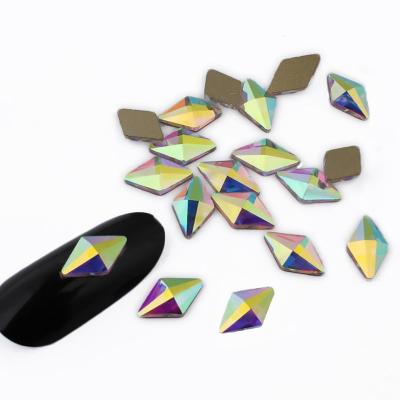 China Easy Apply Diamond Shaped 3d Nail Art, Nail Art Accessories, 3d Nail Art Sticker For Nail Art Decoration for sale