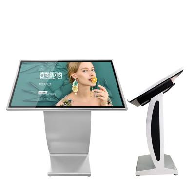 China Indoor 43 Inch Interactive Kiosk Touch Screen Android Windows Self Survey for sale