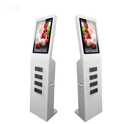 China Wholesale Factory Price Unique Design LED Display Sharing Power Bank Charging Station Shared Charging Digital Advertising for sale