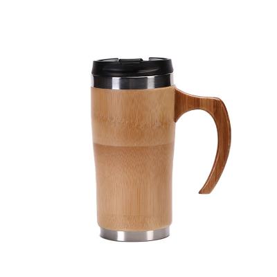 China Disposable Stylish Bamboo Irish Coffee Mugs Stainless Steel Mug With Handle Cup for sale