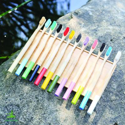 China Quality Natural Bamboo Toothbrush Engraved Logo Battery Powered Toothbrush Wholesale Guaranteed for sale