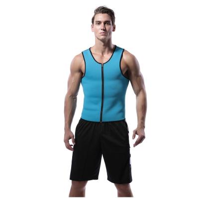 China QUICK DRY Adjustable Strap Mens Body Shaper Fajas Sport Girdles Slim Trainer Smooth Vests Neoprene Waist Vests for sale