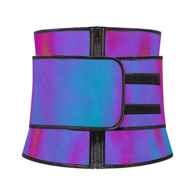 China Breathable Custom Logo Compression Adjustable Sauna Sweat Belt Women Workout Belt Neoprene Waist Trainer for sale