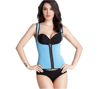 China Breathable Neoprene High Back Sweat Strap Curve Creator Neoprene Waist Trainer Waist Trainer Upper Vest for sale