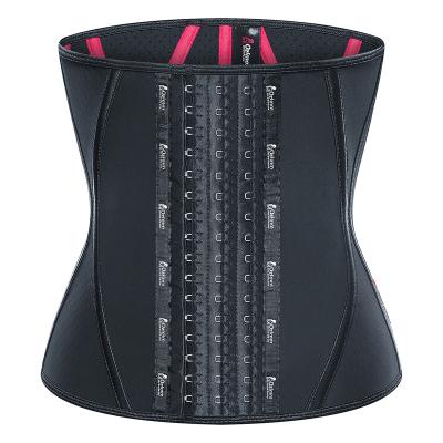 China Double Layer Fabric Breathable 13 Latex Waist Trainer 13 Steel Boned Waist Cincher Corset Shapewear for sale