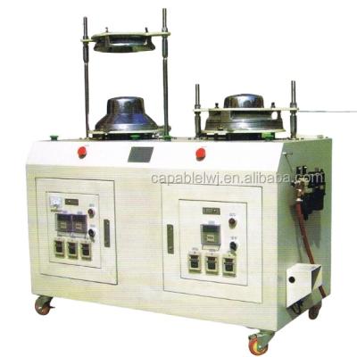 China Garment Shops Cheap Hot Sale Brand New Stainless Steel Cap Pressing Blocking M/C Double Head With Boiler for sale