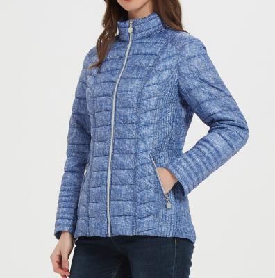 China Factory wholesale fashion spring jacket women's short quilted design puffy jacket lightweight water bubble repeleent puffy jacket for sale