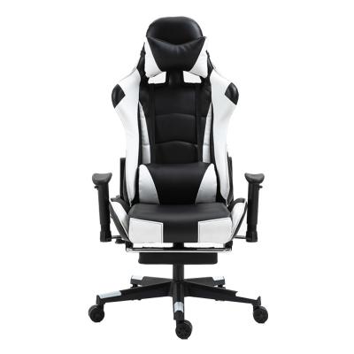 China 350 Nylon Feet Gaming Chair International Ergonomic Racing Seat With Headrest And Lumbar Support Quality Gaming Chair for sale