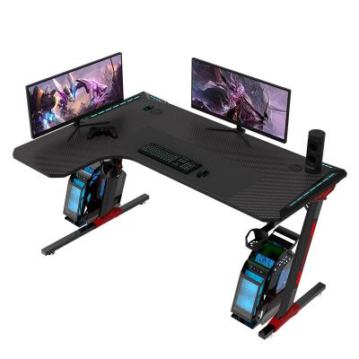 China Real Carbon Wireless Padding Fiber Coated, Large Monitor Riser Stand Table Game For Home Office Gaming Desktop Carbon Fiber for sale